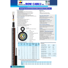 Exterior Fiber Optic Cables A-DF(ZN)2Y(SR) T2Y