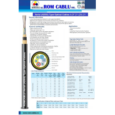 Exterior Fiber Optic Cables A-DF2Y(ZN)2Y