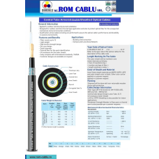 Exterior Fiber Optic Cables  A-DQ(BN)2Y(SR)2Y