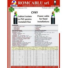 Power Cable for fixed Installations CYKY